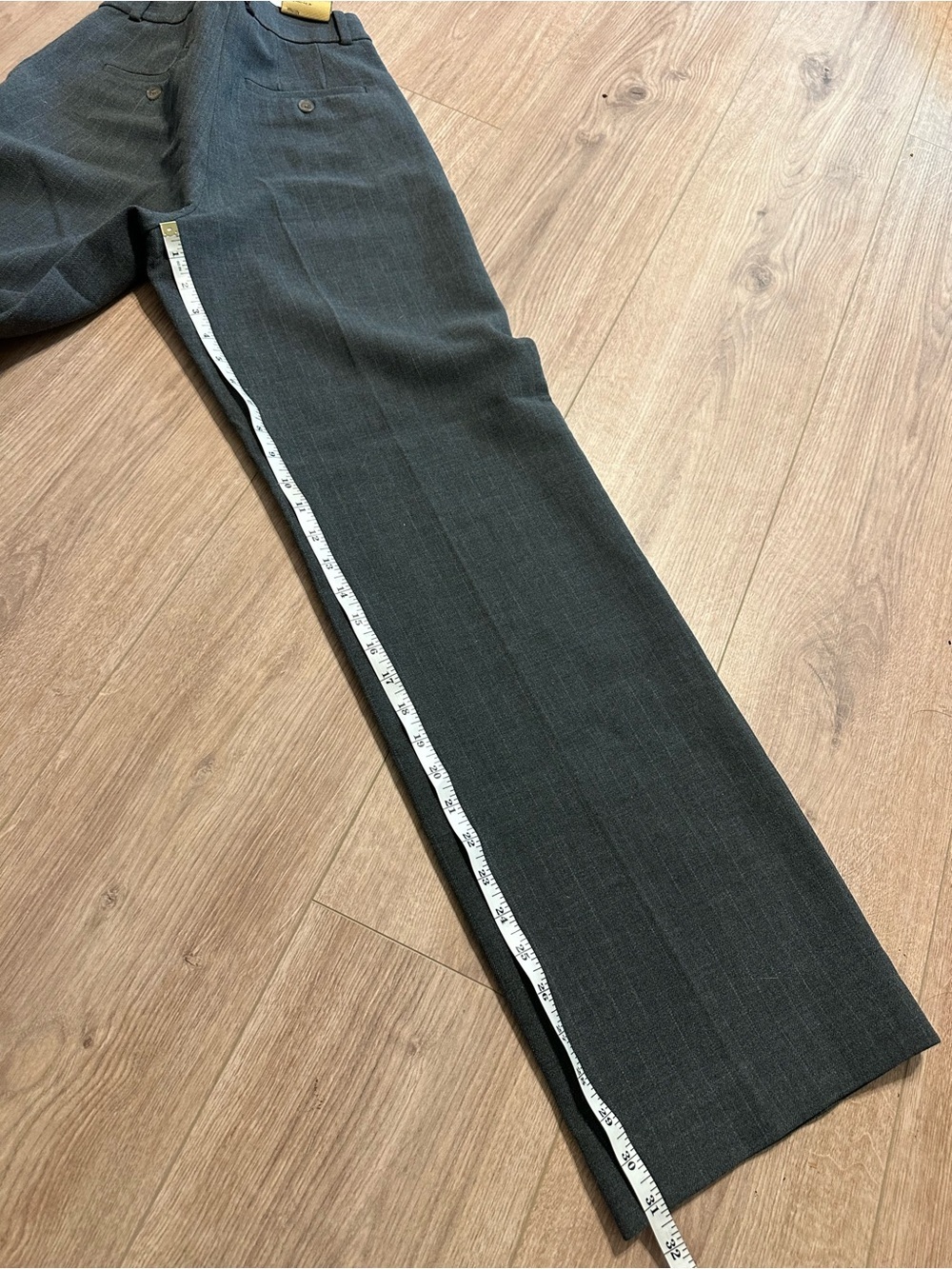 Babaton Agency Pant Tailored High-Rise Wide-Leg Pants in Charcoal Gray Size 4 - Picture 6 of 9